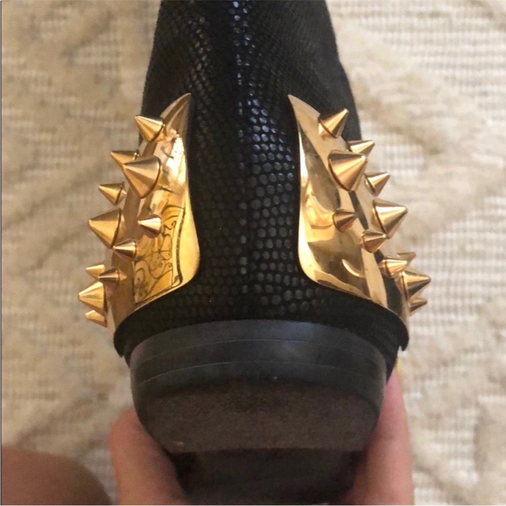 ✨🖤 Giuseppe Zanotti Black shiny textured
Leather Boot🖤✨ - Picture 12 of 16